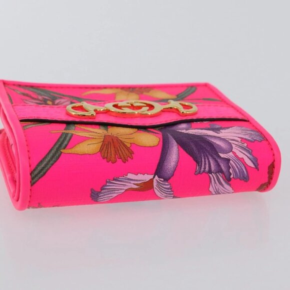 Authentic GUCCI Flora Zumi Leather Wallet bst477-022826 - Picture 7 of 16